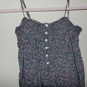 Floral Basic Short Romper - H&M